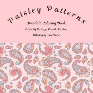 Paisley Patterns Mandala Coloring Book (15 Images)